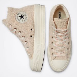 RARE Converse womens chuck Taylor all star hi lift 'Cosy club'
